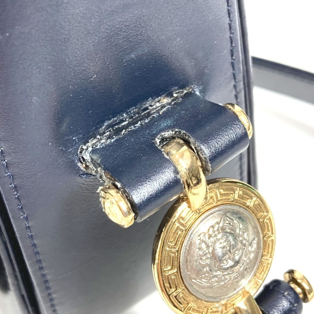 VERSACE Vintage Medusa Logo Bag, Crossbody Flap Shoulder Leather, Men's & Wom... - Picture 10 of 16